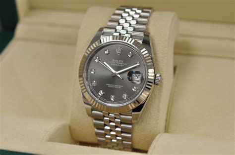 rolex datejust rhodium diamond dial|rolex datejust 41 diamond numbers.